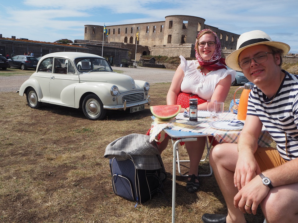 Picnic at Borgholm castle.JPG