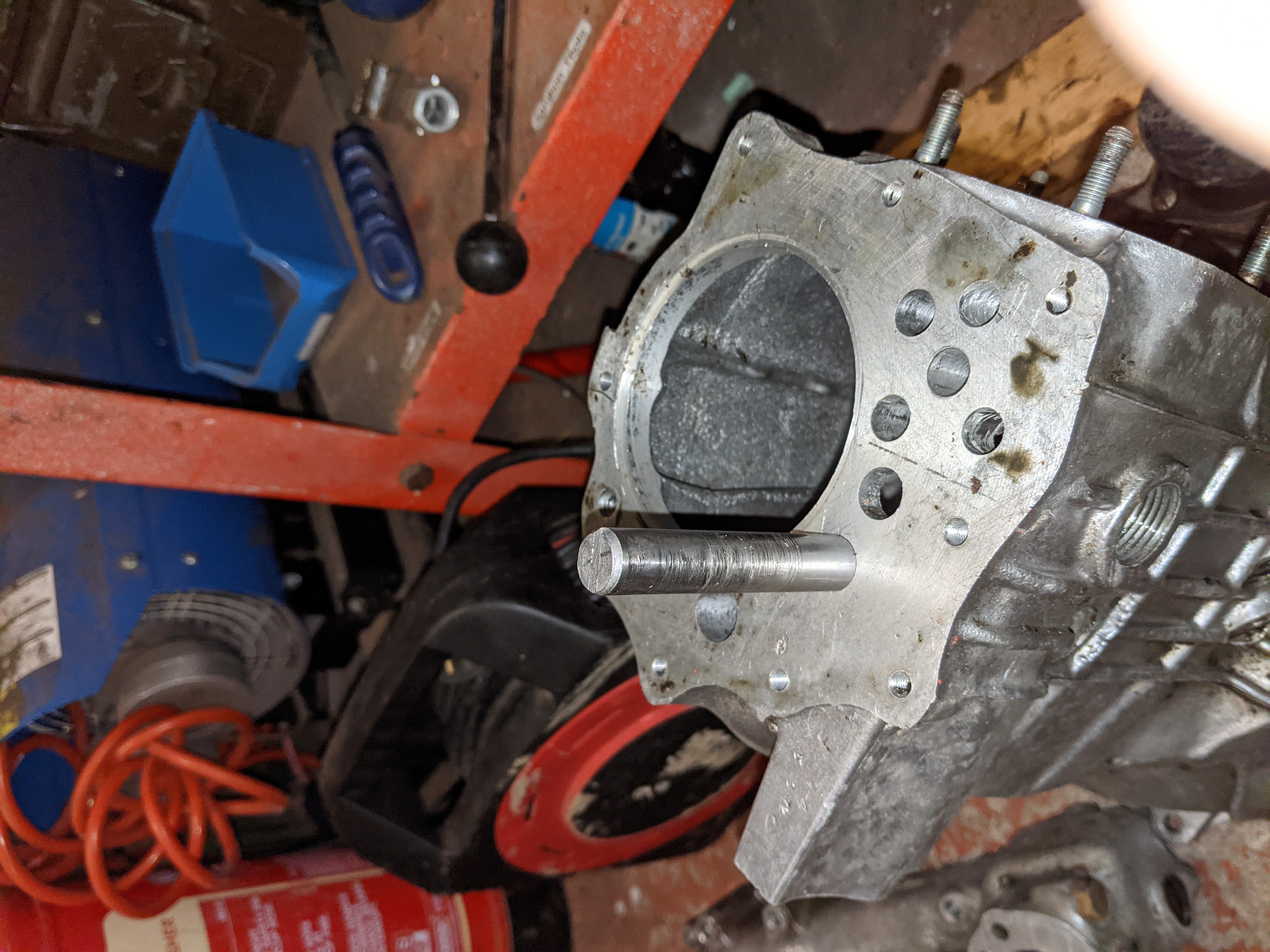 reverse shaft very tight in gearbox