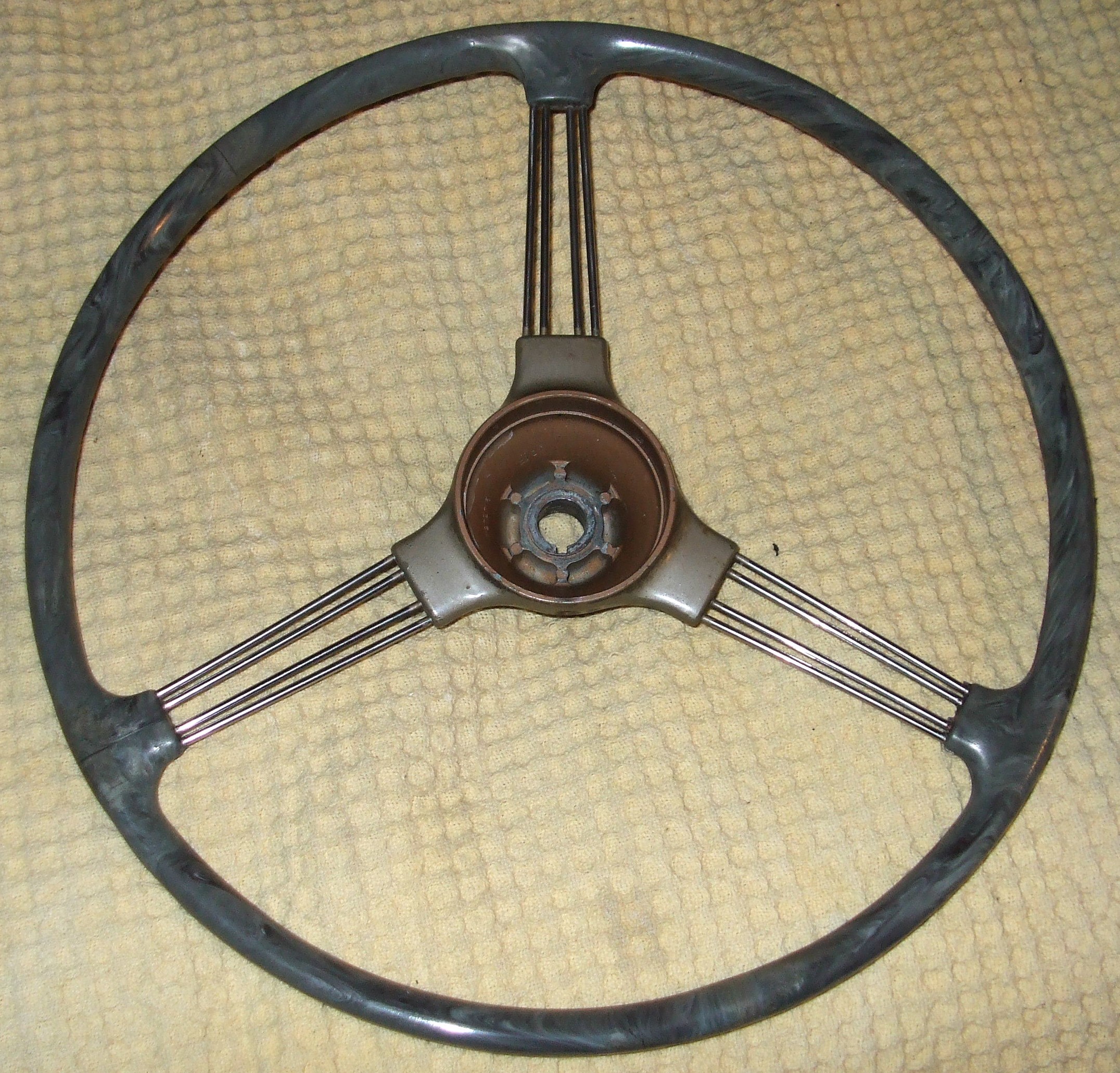 Series 2 steering wheel after repairs.JPG
