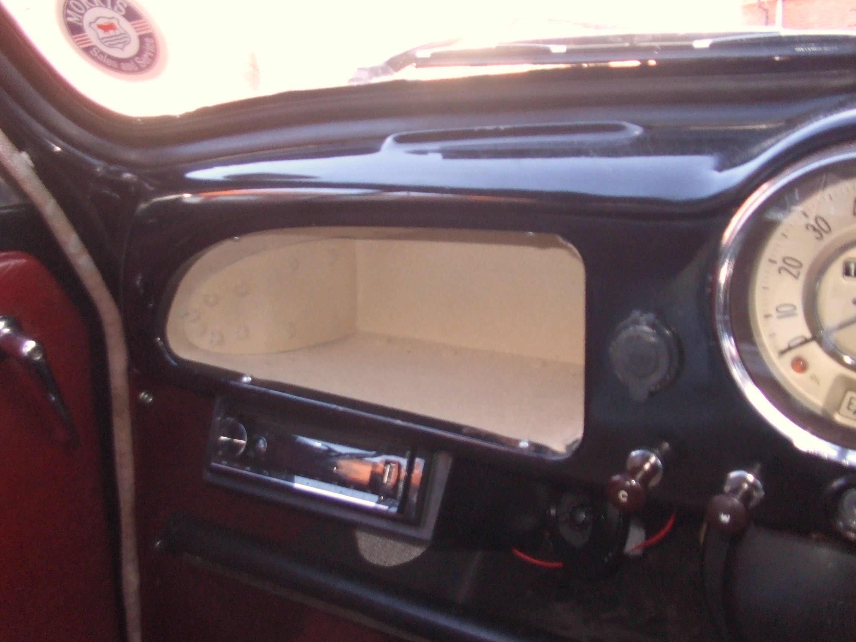 Morris Minor glovebox replacement 4.JPG