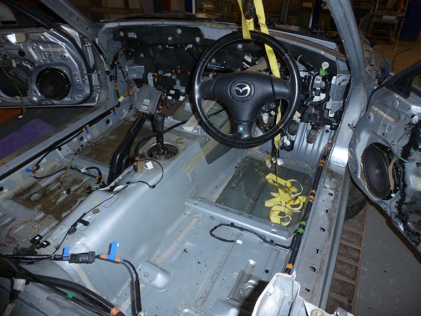 interior mainly stripped