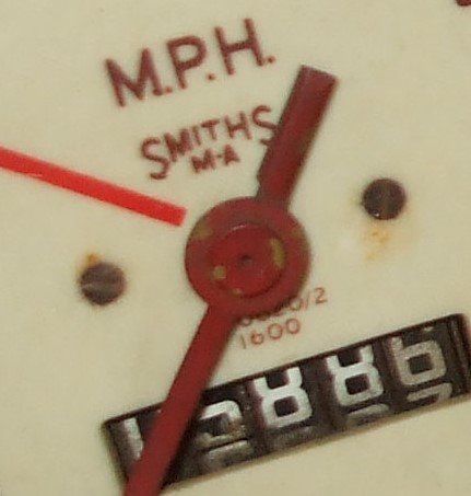 Morris Minor MM Speedo identifying number.JPG