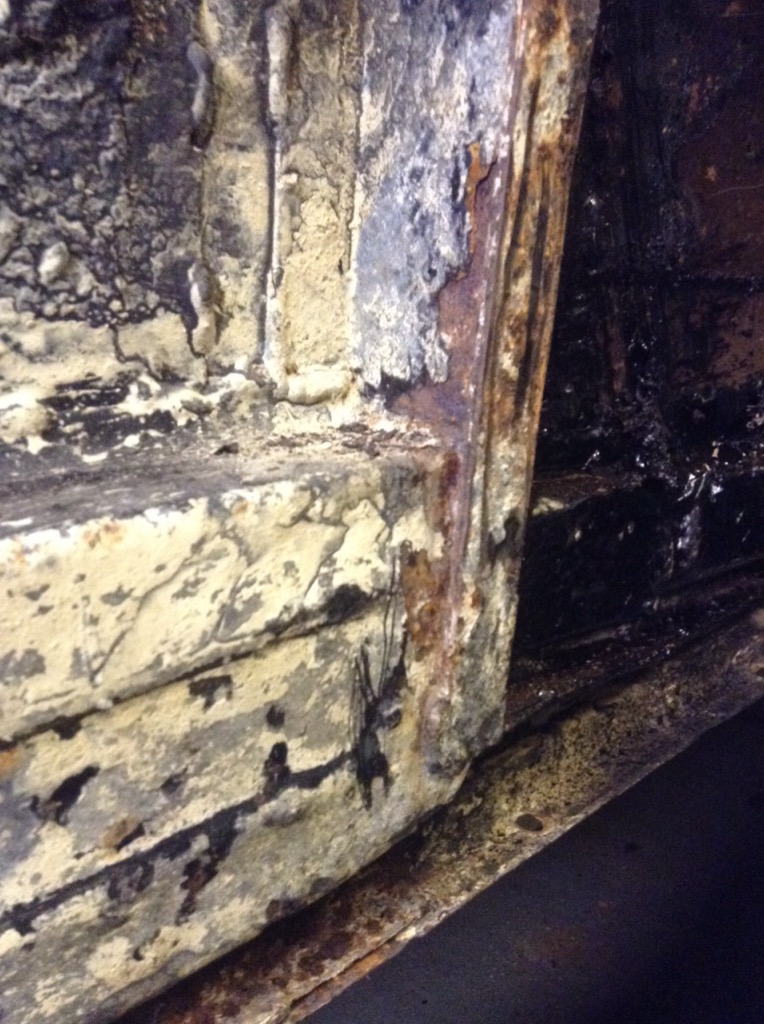 Offside sill has been boxed in