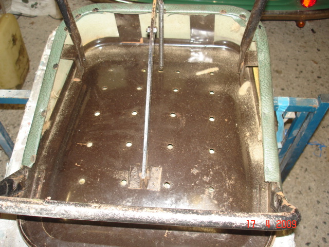 underneath of seat
