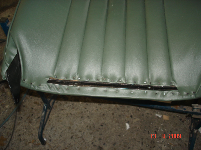 all finished ready to be bolted to seat base