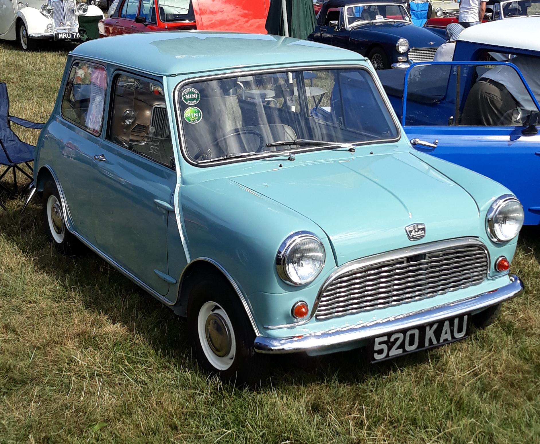 1960 Austin Mini with duo-tone interior