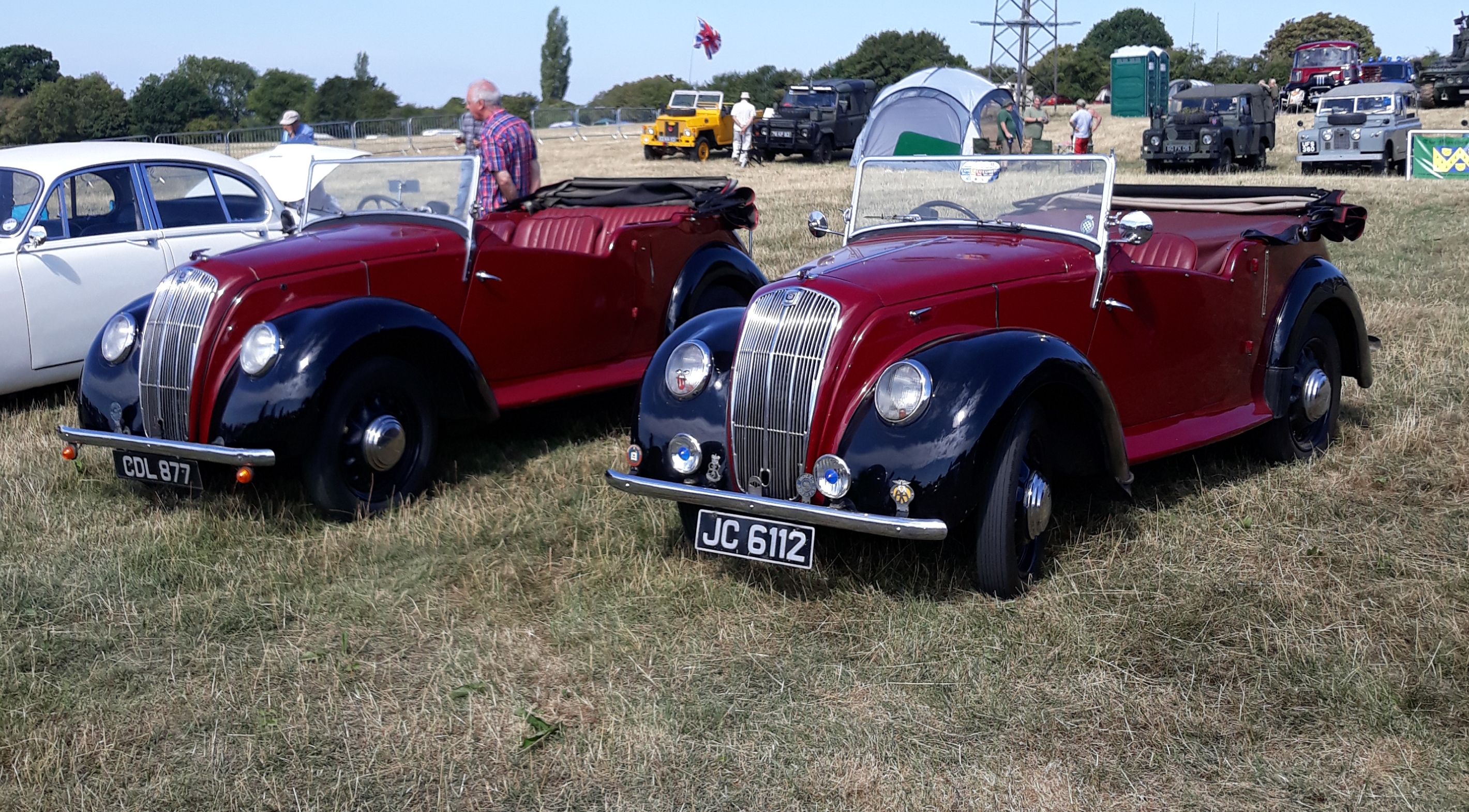 Morris Eight Series E Tourers - twins !!